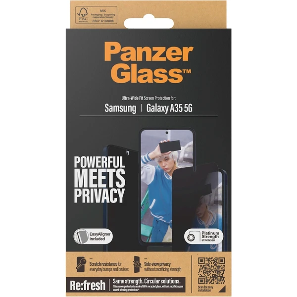 PanzerGlass Privacy Samsung Galaxy A35 5G - Ochranné folie a skla - Obrázek 65G3000P01