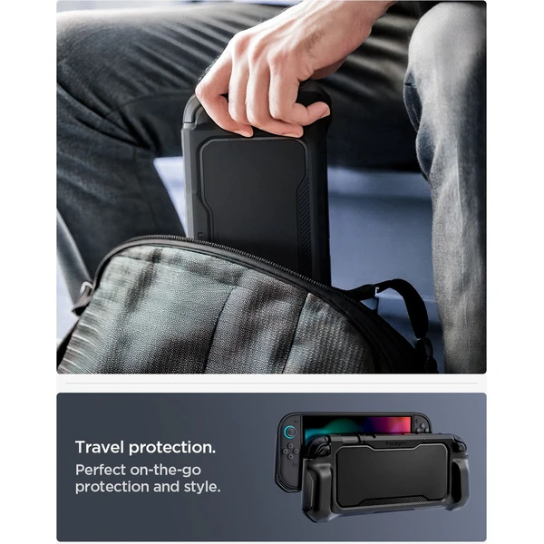 Spigen Rugged Armor pouzdro Nintendo Switch 2 matně černé - Pouzdra - Obrázek 65QF000L01