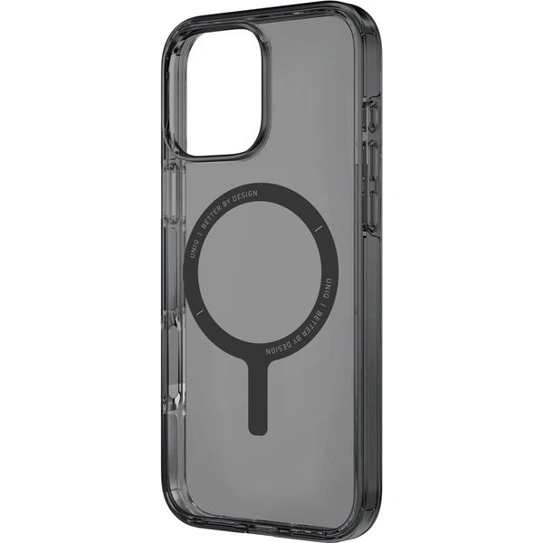 UNIQ Clario (ECO) MagClick kryt s MagSafe iPhone 16 Pro Max kouřový - Pouzdra - Obrázek 67ce46a1d3864564bd350ee639ae05ea