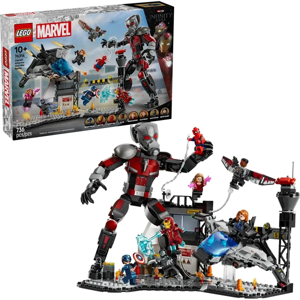 LEGO Marvel 76314 Akční bitva – Captain America: Občanská válka - LEGO - Hlavní obrázek