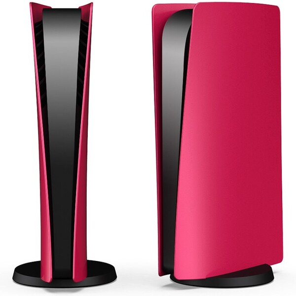 iPega 0583B dekorativní kryt pro PS5 (Digital Version) růžově červený