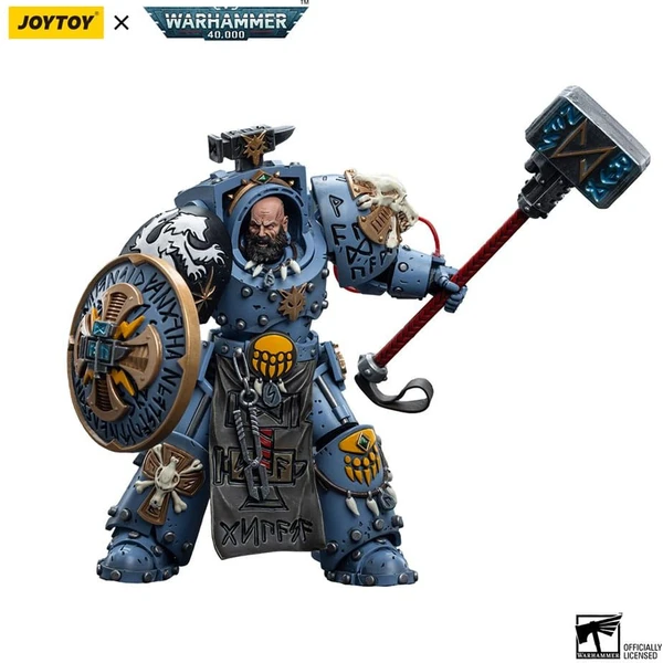 Akční figurka Warhammer 40k 1/18 Space Wolves Arjac Rockfist 12 cm - Figurky - Obrázek 6JL3000N01