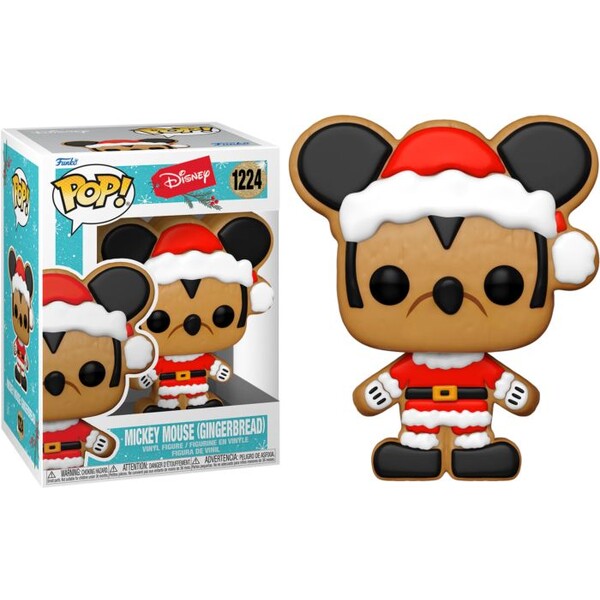 Levně Funko POP! #1224 Disney: Holiday - Santa Mickey (Gingerbread)