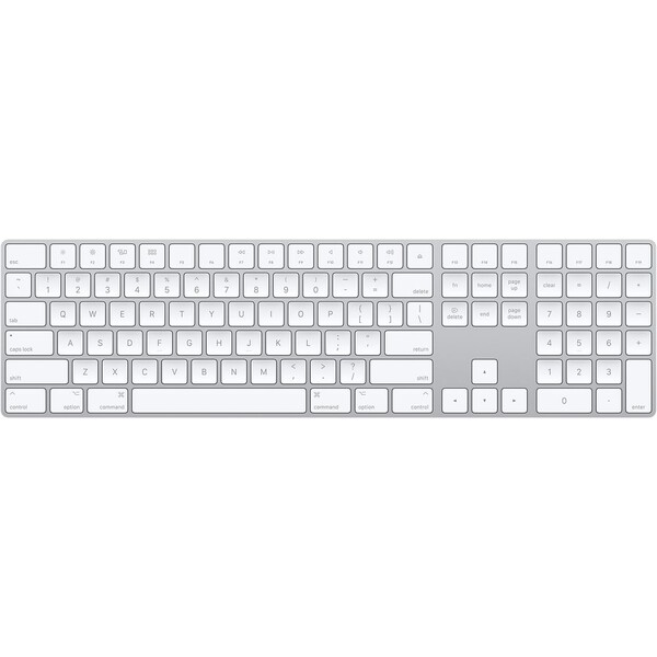 Levně Apple Magic Keyboard s číselnou klávesnicí stříbrná - česká