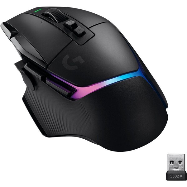 Levně Logitech G502 X PLUS herní myš černá