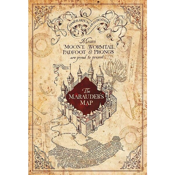 Levně Plakát Harry Potter - Maurauder's Map (29)