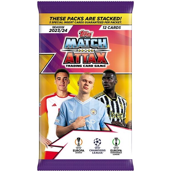 Levně Fotbalové karty Topps UEFA UCL MATCH ATTAX 23/24 - Packet