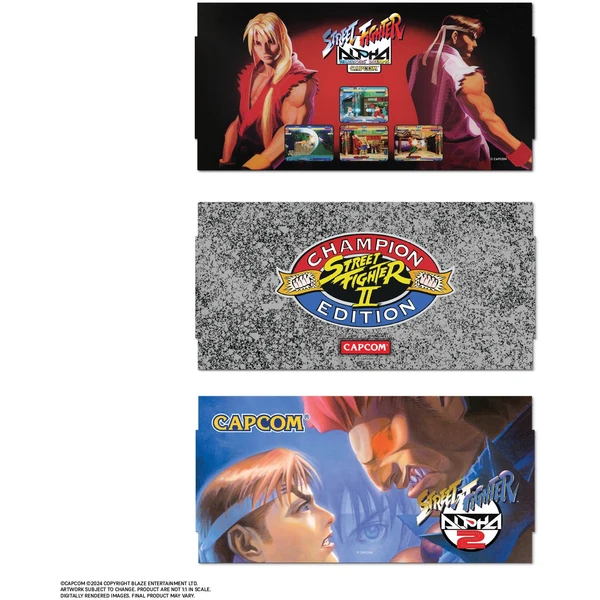 Evercade Alpha Street Fighter Bartop Arcade stolní retro arkádový automat - Konzole - Obrázek 73H7000K01