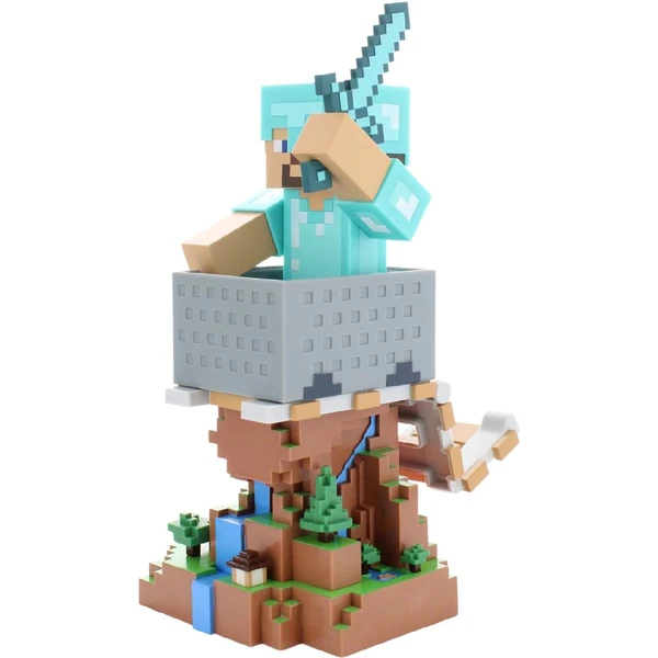 EXG Cable Guys Minecraft - Steve in Diamond Armour R.E.S.T - Figurky - Obrázek 73RD000O01