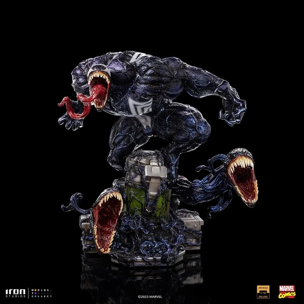 Soška Iron Studios Art Scale 1/10 Deluxe Spider-man vs Villains - Venom 25,5 cm - Sochy a sošky - Obrázek 74M7000J01