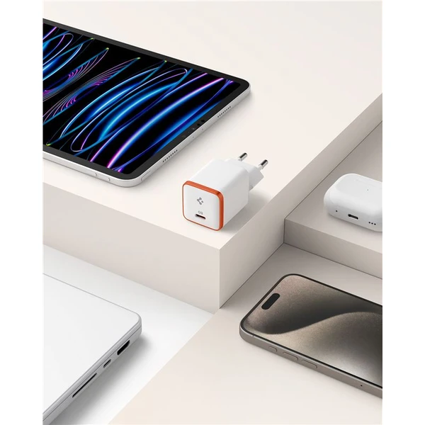 Spigen Essential (30W) USB-C nabíječka bílá - Nabíječky - Obrázek 74aed0fffc8340958120135414fe9115