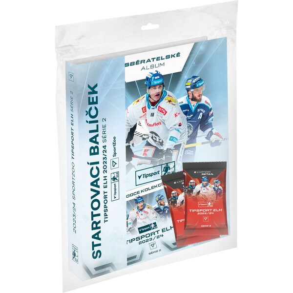 Levně Hokejové karty SportZoo Startovací Balíček Tipsport ELH 2023/24 - 2. série