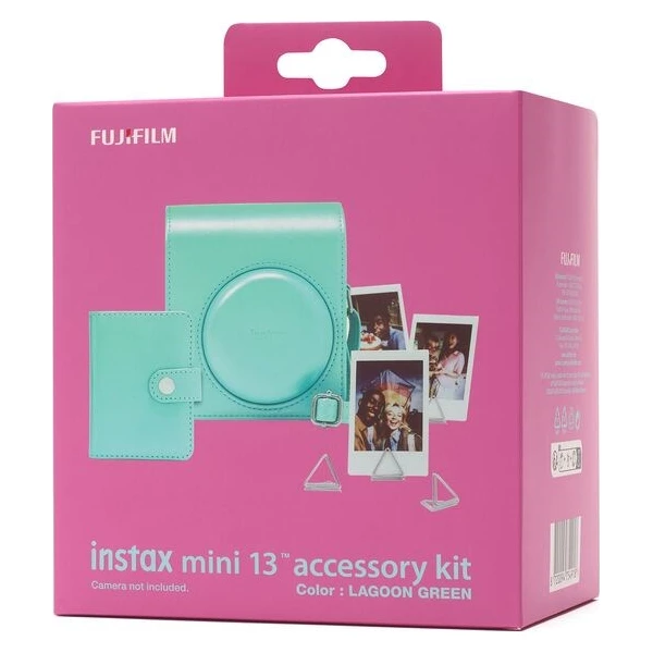 Fujifilm Instax Mini 13 Acc Kit Lagoon Green - Pouzdra - Obrázek 76b488dfddcd4629979513460952531c