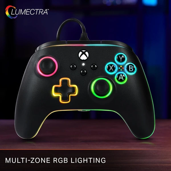 PowerA Advantage drátový herní ovladač Lumectra černý (Xbox Series X|S) - Herní ovladače - Obrázek 77QS100501
