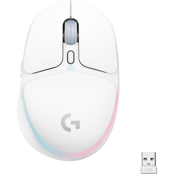 Levně Logitech G705 Wireless herní myš bílá