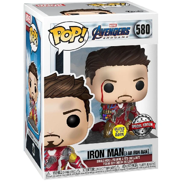 Funko POP! #580 Movies: Avengers Endgame - I Am Iron Man Exclusive (Special Edition) (GITD) - Funko POP! - Hlavní obrázek