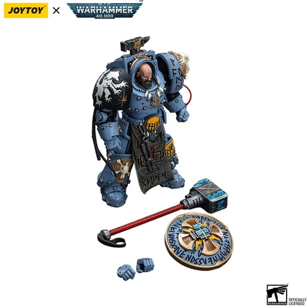Akční figurka Warhammer 40k 1/18 Space Wolves Arjac Rockfist 12 cm - Figurky - Obrázek 7JL3000N01