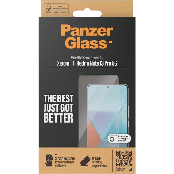 PanzerGlass Ultra-Wide Fit ochranné sklo Xiaomi Redmi Note 13 Pro 5G - Ochranné folie a skla - Obrázek 7T51000P01