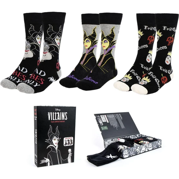 Cerda set ponožek Disney Villains 36/43 (3 páry) - Ponožky - Hlavní obrázek