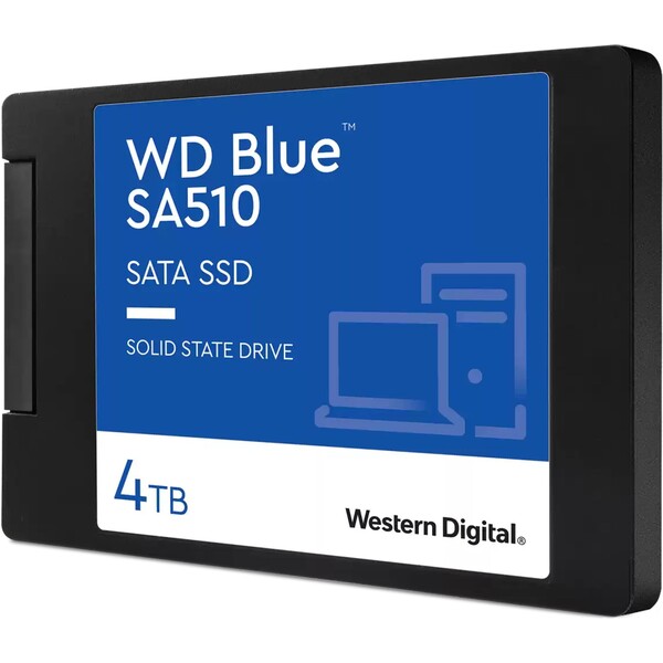 Levně WD BLUE SSD 3D NAND WDS400T3B0A 4TB SATA/600