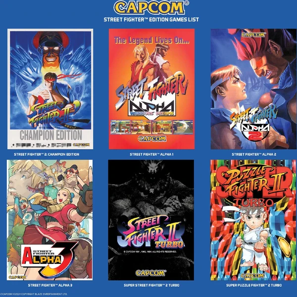 Evercade Alpha Street Fighter Bartop Arcade stolní retro arkádový automat - Konzole - Obrázek 83H7000K01