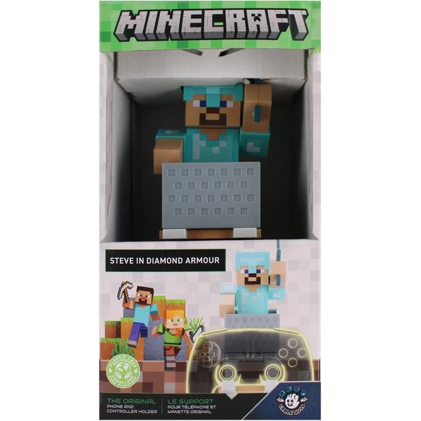 EXG Cable Guys Minecraft - Steve in Diamond Armour R.E.S.T - Figurky - Obrázek 83RD000O01