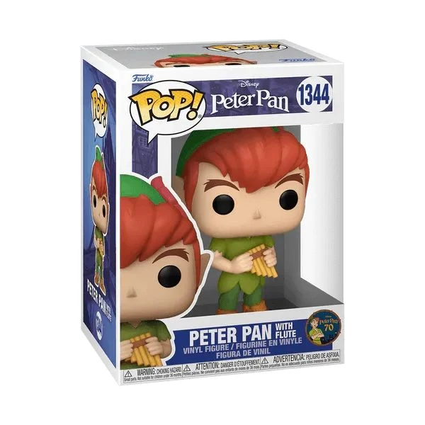 Funko POP! #1344 Disney: Peter Pan 70th - Peter Pan w/flute - Funko POP! - Obrázek 84DE000L01
