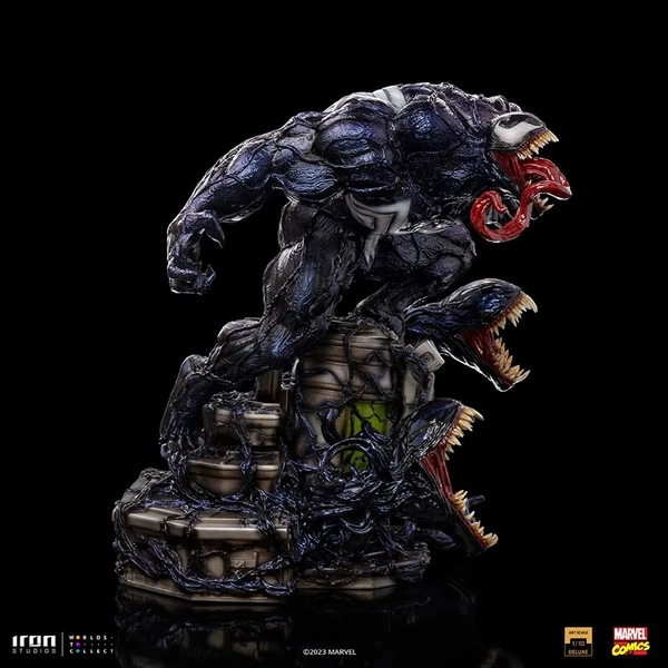 Soška Iron Studios Art Scale 1/10 Deluxe Spider-man vs Villains - Venom 25,5 cm - Sochy a sošky - Obrázek 84M7000J01