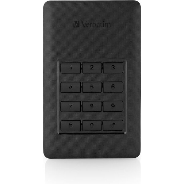 Levně Verbatim Store ´n´ Go Secure přenosný HDD disk USB 3.1 GEN 1 1TB černý