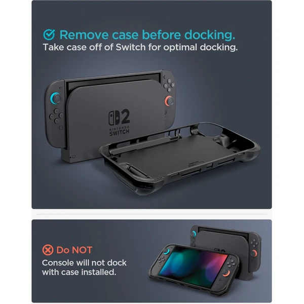 Spigen Rugged Armor pouzdro Nintendo Switch 2 matně černé - Pouzdra - Obrázek 85QF000L01