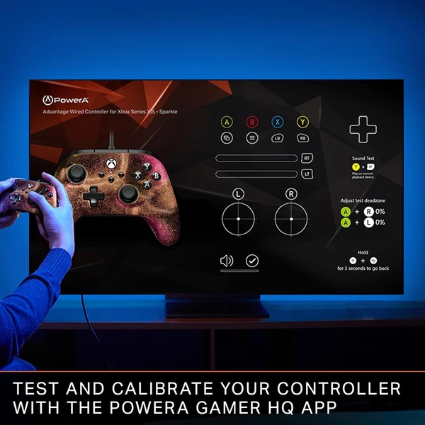 PowerA Advantage drátový herní ovladač Lumectra černý (Xbox Series X|S) - Herní ovladače - Obrázek 87QS100501