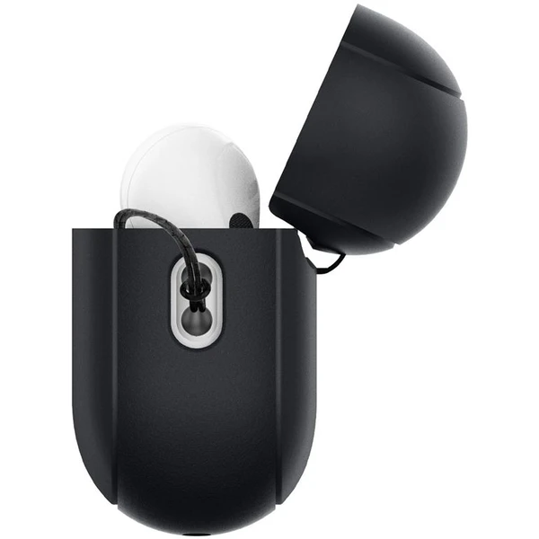 Spigen Silicone Fit pouzdro s poutkem Apple AirPods Pro (2nd Gen) černé/limetkové - Pouzdra - Obrázek 89C5000L01