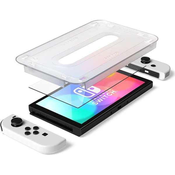 Spigen Glass tR EZ Fit tvrzené sklo pro Nintendo Switch OLED (2 Pack) - Ochranné folie a skla - Obrázek 89K4G00101