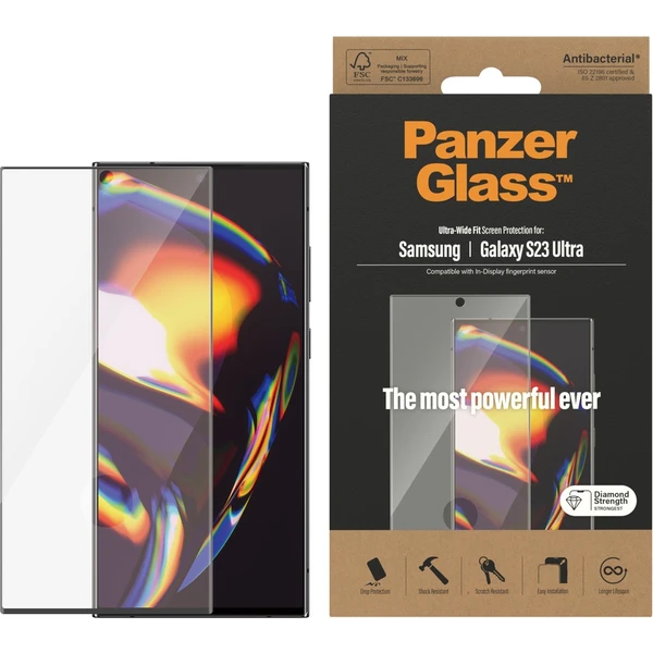 PanzerGlass™ Premium 3D Samsung Galaxy S23 Ultra (FingerPrint ready) - Ochranné folie a skla - Obrázek 8AS1G00101