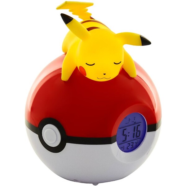 Levně Pokémon: Budík - Pikachu & PokeBall