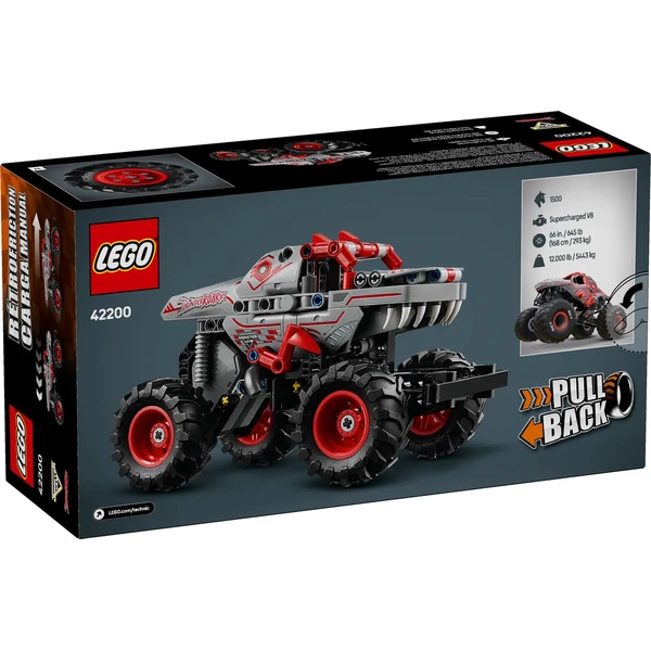 LEGO Technic 42200 Monster Jam ThunderROARus s natahovacím motorem - LEGO - Obrázek 8PSE000J01