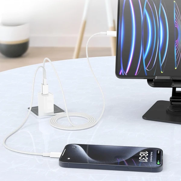 Cubenest Braided USB-C/USB-C napájecí kabel 60W 1m barevné 4ks - Kabely a redukce - Obrázek 8SD5000O01