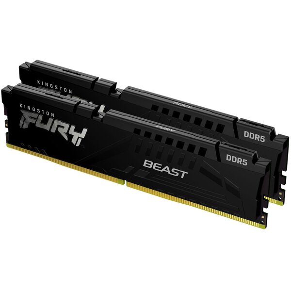 Levně Kingston Fury Beast 16GB 5600MHz CL40 DDR5 DIMM (2x8) Black