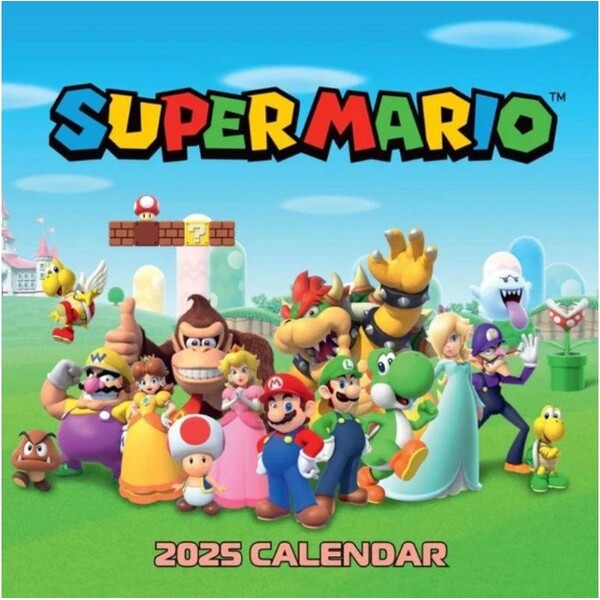 Kalendář Super Mario 2025