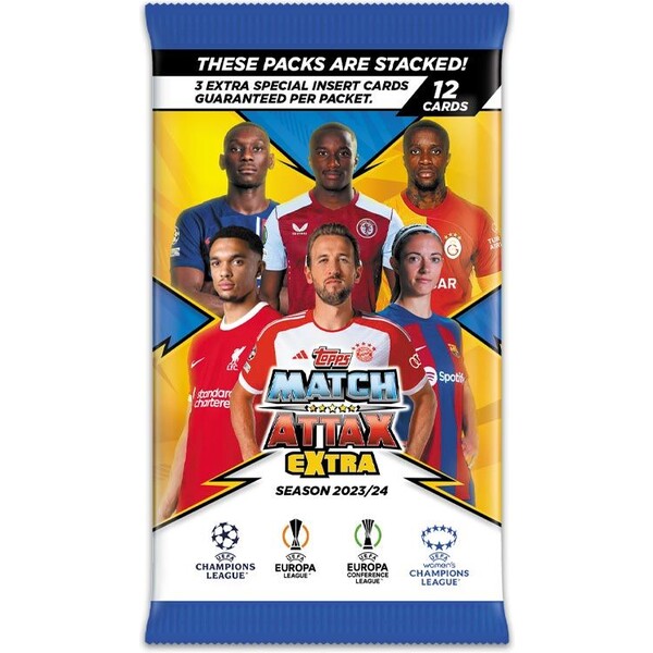 Levně Fotbalové karty Topps Match Attax Extra 23/24 - Packet