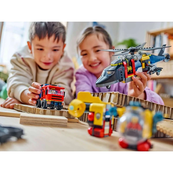 LEGO City 60462 Remix: Helikoptéra, hasičský vůz a ponorka - LEGO - Obrázek 92SE000J01