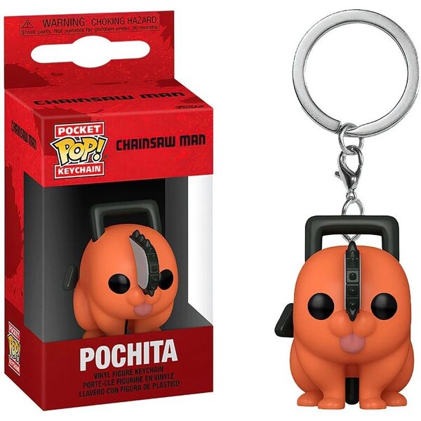 Funko POP! Keychain: Chainsaw Man - Pochita