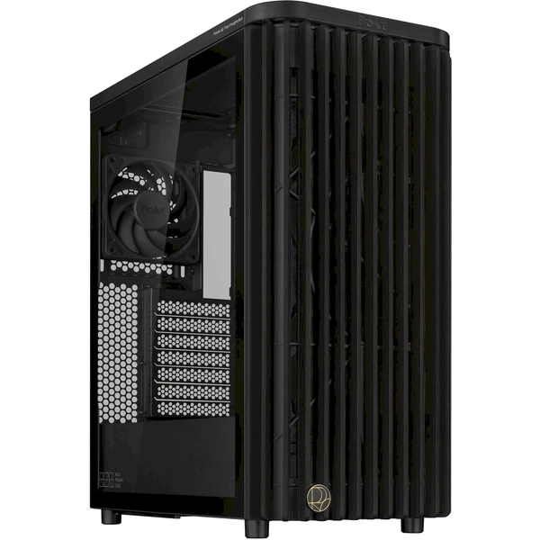 ASUS PROART PA401 Wood TG černá - Počítačové skříně - Hlavní obrázek