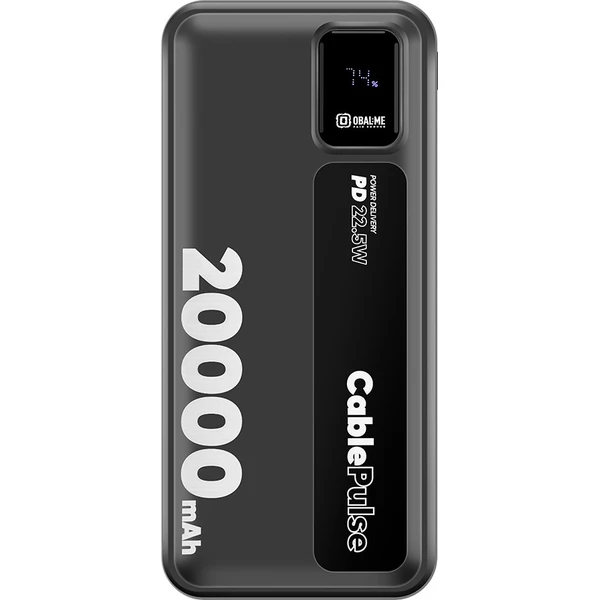 OBAL:ME CablePulse Powerbanka 20000mAh, 22,5W černá - Powerbanky - Obrázek 962c7edd93c544429ed9e8a58f15bc95