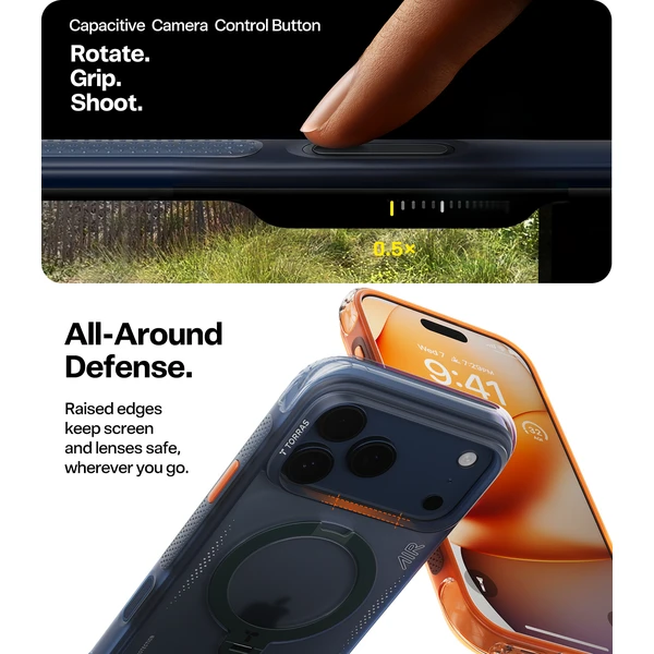 Torras Ostand Q3 Air MagSafe kryt iPhone 17 Pro horizon orange - Pouzdra - Obrázek 976d7896df4b4595805a231ecaa7c665