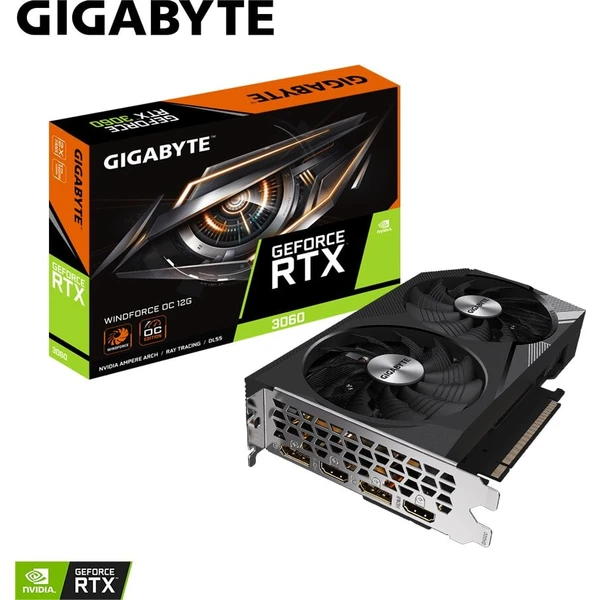 GIGABYTE NVIDIA GeForce RTX 3060 WINDFORCE OC 12G - Grafické karty - Obrázek 98E5000601