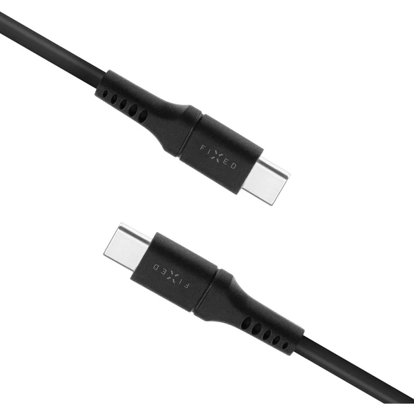 FIXED Liquid silicone USB-C/USB-C napájecí kabel 60W 0,5m černý - Kabely a redukce - Obrázek 9SS1000601
