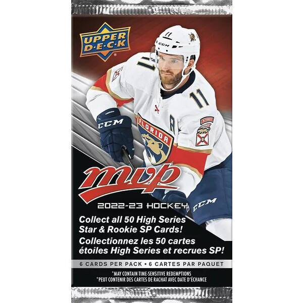 Levně Hokejové karty Upper Deck - 22-23 MVP Retail Balíček