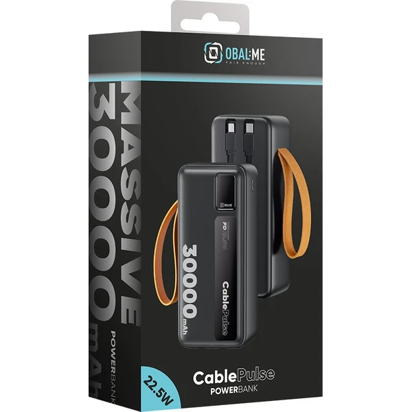 OBAL:ME CablePulse Powerbanka 30000mAh, 22,5W černá - Powerbanky - Obrázek 9c224fd994694499b2d87782262a3f12
