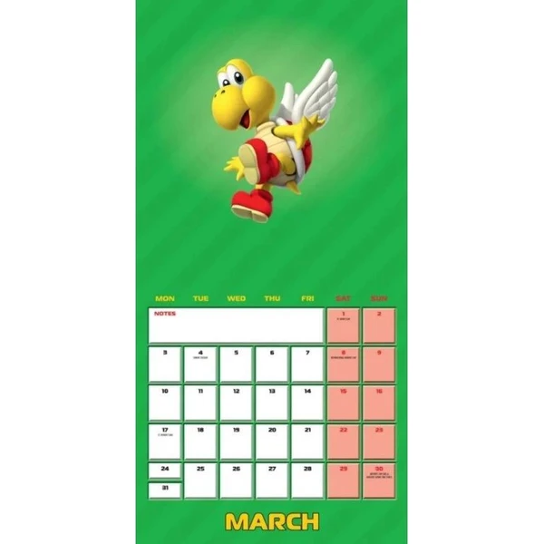 Kalendář Super Mario 2025 - Kalendáře - Obrázek A1M9000O01